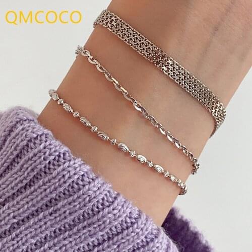Широкие браслеты QMCOCO China At AliExpress