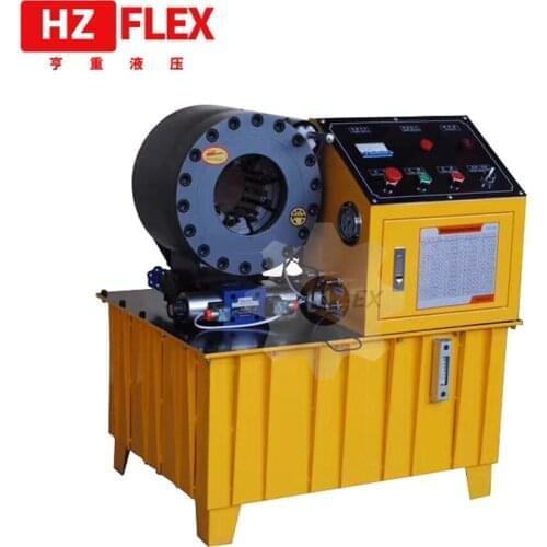 CE quality certifications verified !! 6mm to 51mm dx68 hose crimping machine