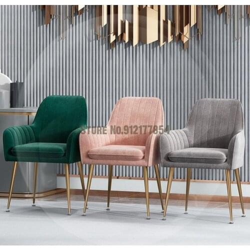 Net red chair makeup chair desk chair nordic ins light luxury dining chair casual backrest combination dressing chair nail chair