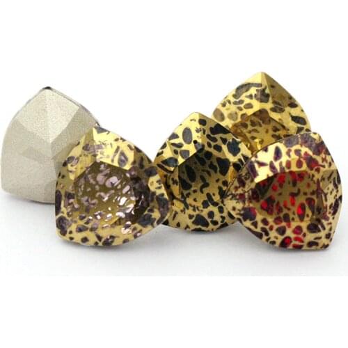 Trilliant Patina Color Crystal K9 Rhinestone Jewelry Craft Pointback for Craft Glue on Clothing Garment Dress Beads Decoration