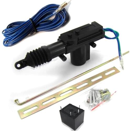 New Universal Car Central Door Lock Actuator Auto Locking 2 Wire Motor Four-foot Relay Car Door Lock Actuator Entry System Kit