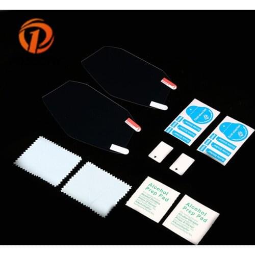 POSSBAY 2 Set Motorcycle Cluster Scratch Protection Film Moto Parts Screen Protector Fit for Aprilia Shiver 900 RSV4 RR