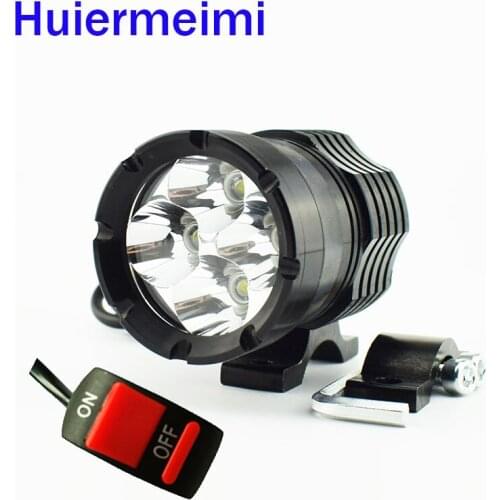 2pcs 12v 40w Motorcycle LED headlamp Spotlight Auxiliary Work Lights Fog Lamp 6000k high Brightness Motorbike Spot Headlights