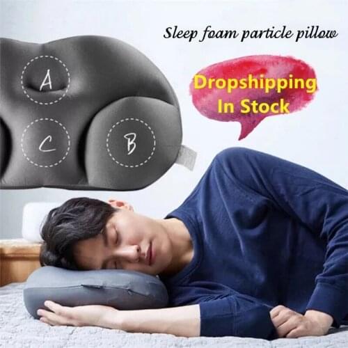3D Pillow Ergonomic Washable Deep Sleep Addiction Travel Neck Pillows Head Rest Sleep Cushion With Micro Airballs Filling