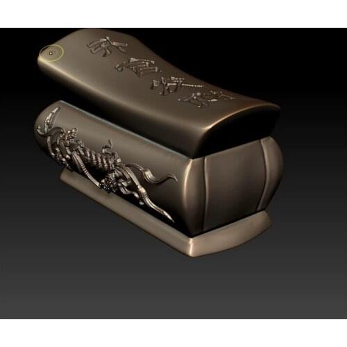 3d model relief for cnc in STL file format Coffin Decoration