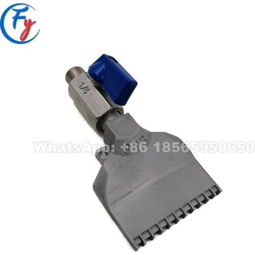 973 model ss air knife nozzle, wind jet nozzle, air blowing nozzle, air knife washer spray nozzle, drying wind jet nozzle