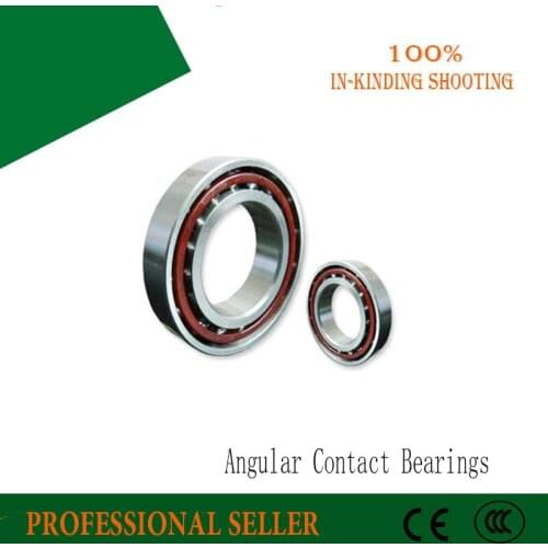 Free shipping 2pcs 7004C 20*42*12mm bearing steel Angular contact ball bearing