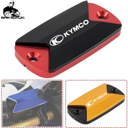 CNC Motorcycle Front Brake Fluid Reservoir Cap Cover For KYMCO X-TOWN K-XCT 125 300 XCITING Downtown 125 250 300 400 S400 Moto