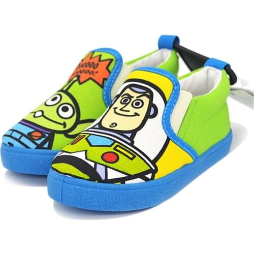 Disney cartoon girls casual shoes Toy Story Canvas Shoes Boy Spring and Autumn single shoes frozen soft sole non-slip shoes