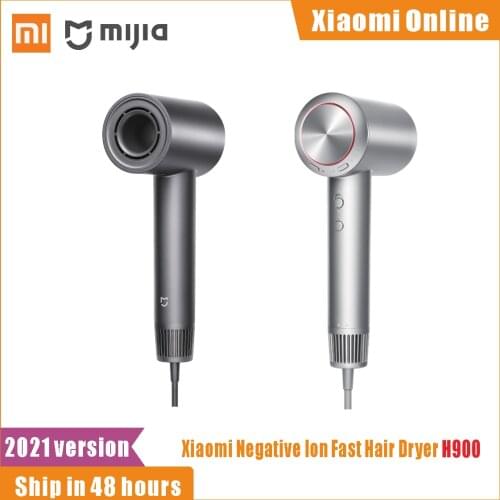 Xiaomi Hair Dryer H900 Negative Ion Fast Hair Drying Machine Hair Professinal Hair Care 1400w Quick Dry Hairdryer For Smart Home