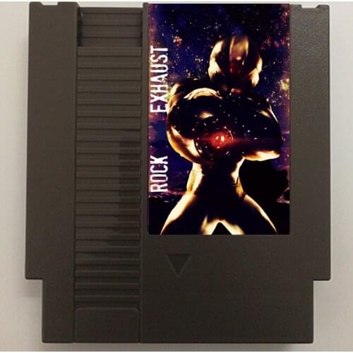 Rockman Exhaust Nes Card For 72 Pin 8 Bit Game Player