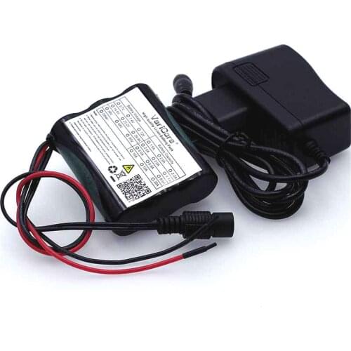 VariCore 12 V 2600 mAh 18650 Li-ion Rechargeable battery Pack for 35W LED Lamp CCTV Camera 2.6A Batteries + Protection board