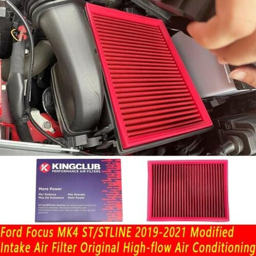 Ford Focus 2019-2021 Modified Intake Air Filter Original High-flow Air Conditioning Filter cleaning with water for maintenance