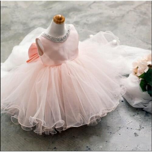 New Arrival Girls Party Dress Kids Beading Satin Bodice with Layered Tulle Dress Formal Kids Wedding Party Dress Vestidp