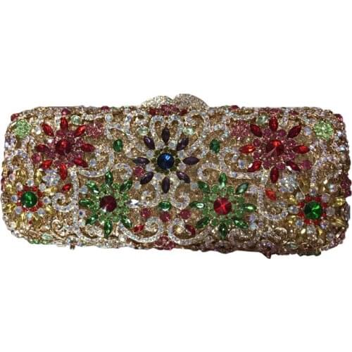 New Luxury Handbags Women Bags High Quality 2020 Newest Crystal Diamond Chain Evening Bag Female Prom Purse Bridal Shoulder Bag