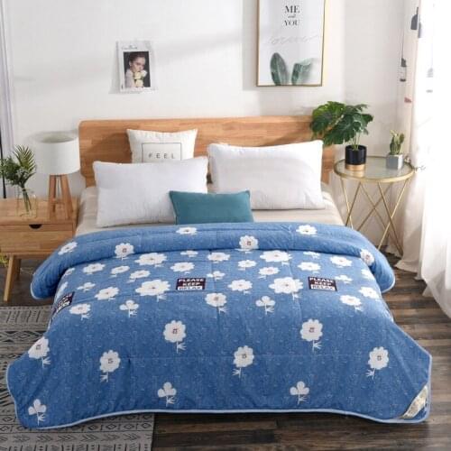 New Washed Cotton Cool In Soft and Comfortable Breathable Home Supplies Air Conditioning Quilting Queen Quilt Summer Quilt