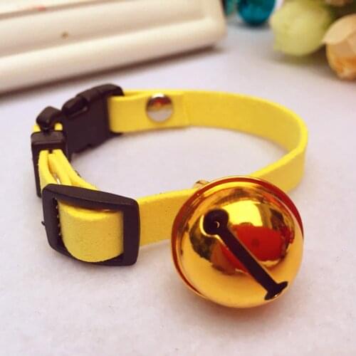 Cat Dog Leash Collar With Big Bell Puppy Necklace Collars for Cats Dogs Pet Supplies YE-Hot