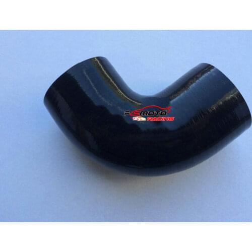 90° Degree 2.5" Inch 64mm Elbow Silicone Connector Joiner Turbo Hose Pipe