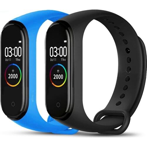 M4 Smart Bracelet Waterproof Men Sport Watch Band 4 Heart Rate Pedometer Monitor Blood Pressure Smart Wristband For XiaoMi IOS