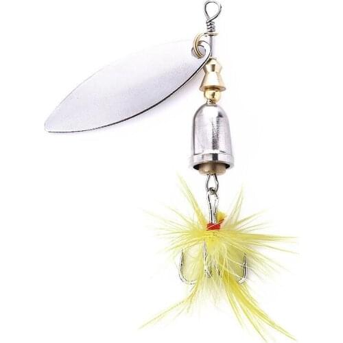 Spinner Fishing Lures Wobblers CrankBaits Jig spinner 6g Shone Metal for Carp Fishing Accessories Spinner Spoon Fishing Lure
