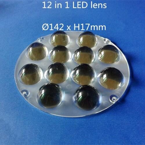 LED car spotlight 12 in 1 lens round shape diameter 142 x H17mm