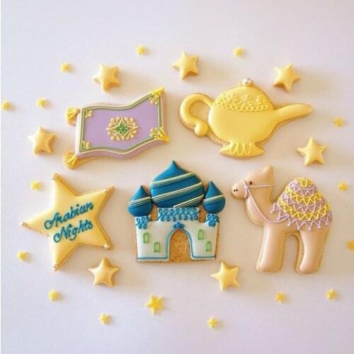 Ramadan Decoration Cookie Cutter Supplies Camel Castle Moon Star Biscuit Mold EID MUBARAK Ramadan Kareem Islamic Baking Tool