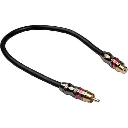 Quality Rca Male To Rca Female Audio Composite Extension Cable Cord Wire Line Hifi Grade Plug Thickness Zinc Alloy Castin for Dv