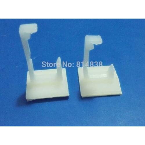 Wkooa WSK-2 White Plastic Nylon Self Adhesive Adjustable Cable Clamp 200 Pcs