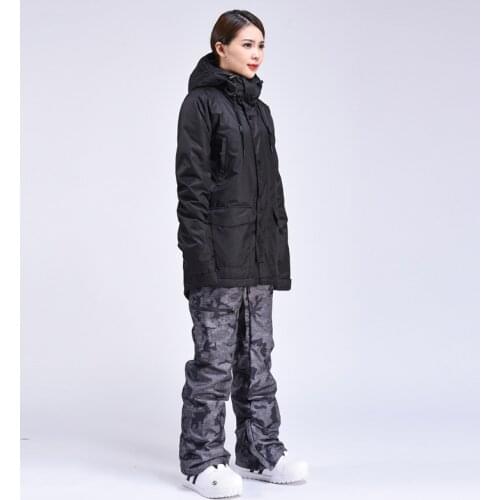 Winter Women Windproof Waterproof Ski Jacket Pants Skiing Snowboarding Suits Outdoor Sports Warm Breathable Clothes Trousers