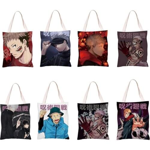 40Kinds Jujutsu Kaisen Kugisaki Nobara Gojo Satoru Zenin Maki Inumaki Toge Itadori Yuji Satchel Bag Shoulder Student Handbag