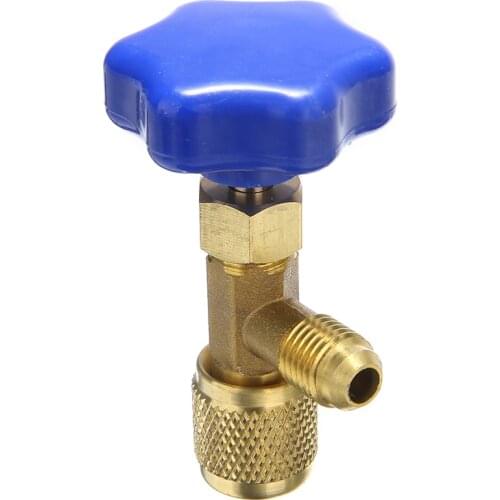 1pc Car Refrigeration 1/4 SAE Auto A/C Can Tap Valve Bottle Opener For R22 R134a R410A Low Pressure Gas Refrigerant