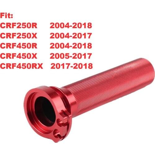 CNC Aluminum Twister Throttle Tube grips for Honda CRF450r CRF CRF250 CRF250R CRF250X CRF450X Pit Bike Parts