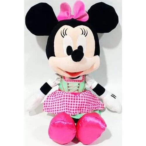Disney Mickey Mouse Minnie 30cm Cartoon Animal Soft Stuffed Cotton Dolls Plush Peluche Toys For Kids Gifts