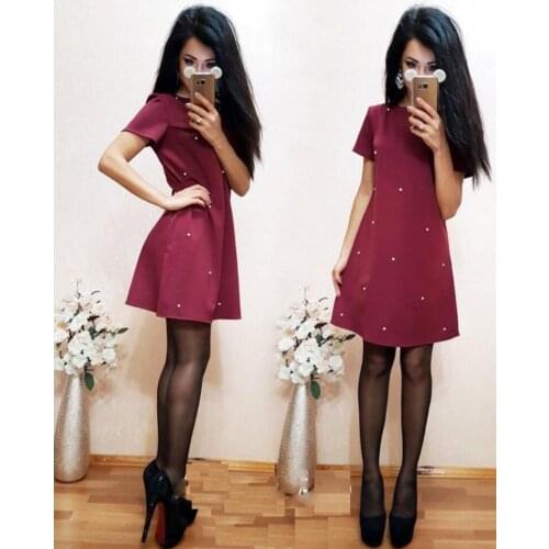 EIGHT UP Red Summer Dresses