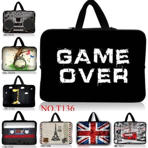Game Over Laptop Bag 13 For Macbook Air Pro Retina 16 13.3 14 15 15.6 Laptop Sleeve Case PC Tablet Cover for Xiaomi Air HP Dell