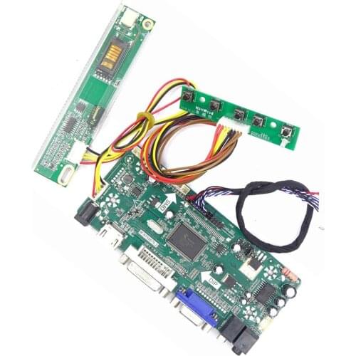 Kit for LTN154X3-L01/L02/L03/L04/L05/L06/L09/L0A/L0B/L0D HDMI+DVI+VGA LCD Panel Controller Board 1280x800 30pin M.NT68676 Audio