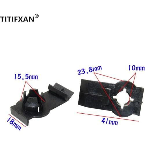 2PCS Car door glass lifter slider fastener clip component for BMW X5 E53 repair accessories