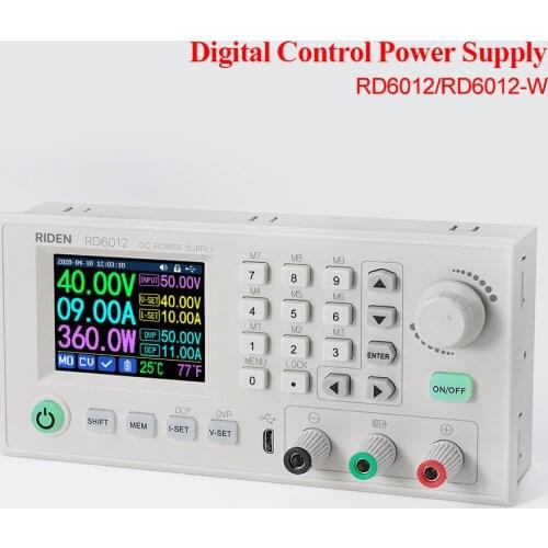 RD RD6012 RD6012W USB WiFi DC - DC Voltage Step Down Power Supply Module Buck Voltage Converter Voltmeter Multimeter 60V 12A