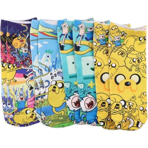 SP1510 2021 Mens Socks New Fashion Cartoon Socks Invisible Summer Short Socks Mens Cotton Socks
