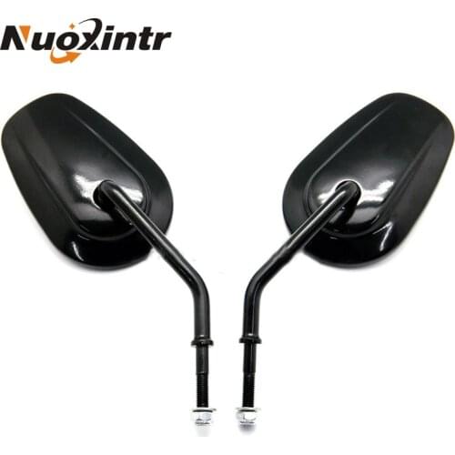 Nuoxintr Motorcycle Rearview Mirror Side Mirrors For Harley Davidson Flhtc Classic XR1200 XL883 Sportster Softail Free shipping