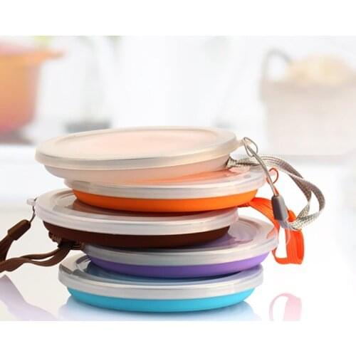 270ml BPA Folding CupsGrade Water Cup Travel Silicone Retractable Coloured Portable Outdoor Coffee Handcup