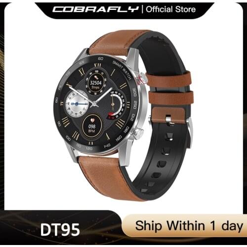 COBRAFLY DT95 Smart Watch Bluetooth Call IP68 Waterproof Heat Rate Monitor 360*360 HD IPS Screen Fitness Tracker PK L11 L13 DT78