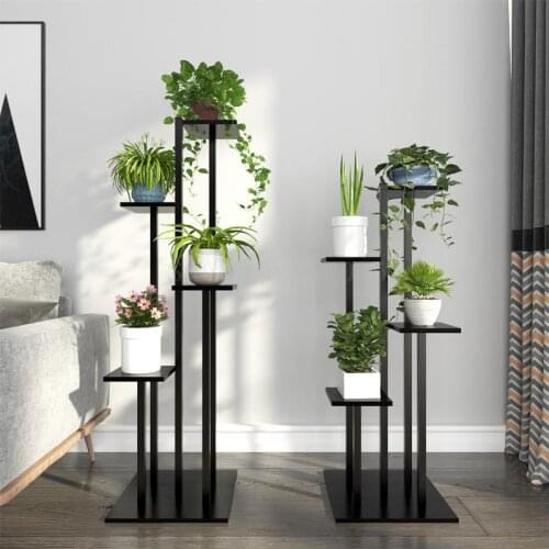 Balcony decoration flower shelf multi-storey indoor special living room home cymbidium bonsai frame space space rack