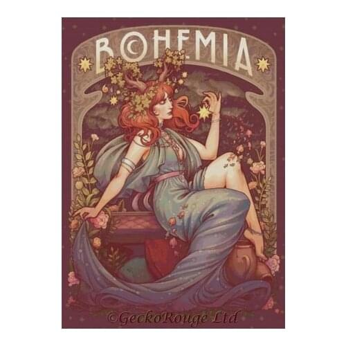 Dark coffee Embroidery Lady Counted Cross Stitch Angel Patterns with 100% Cotton Flosses & Free Shipping for Home Decor