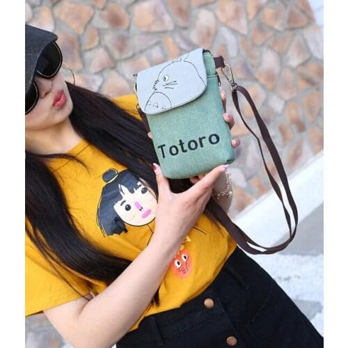 Hot Cartoon Girls Cute Totoro Shoulder Bag Cartoon Bear Coin Purse Mini Messenger Bags Kids Gift Female Clutch Purse Phone bags