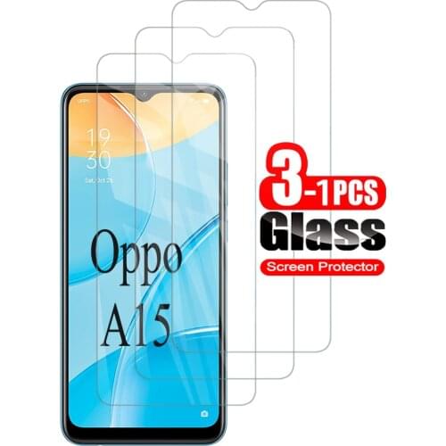 1-3pcs For Oppo A15 2020 tempered glass screen protector on for Oppo A 15 CPH2185 6.52" Premium transparent protective glass