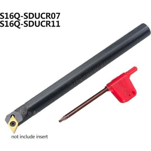1 pc discount S16Q-SDUCR07 S16Q-SDUCR11 CNC Lathe Tool Internal Turning Tool Holder Cutter Boring Bar Tools for Metal