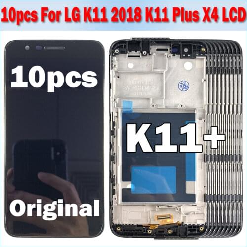 10pcs/lot For LG K11 K11+ X4 / X4+ X410E X410EOW LCD Display Touch Screen Digitizer For LG K11 Plus K10 2018 K30 Assembly LCD