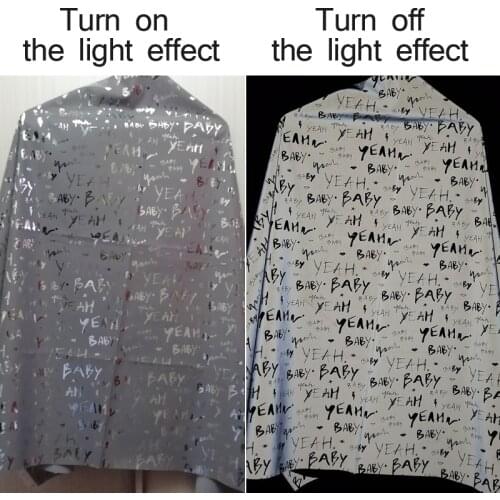 100cmx140cm DONGAITEX The Highlighted Chemical Fiber Jacket Is Made Of Glistening Shining Bronzing Reflective Fabric