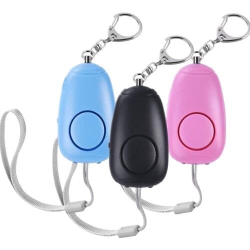 120dB Self Defense Alarm Keychain for Child Girl Women Elderly Personal Safety Scream Loud Emergency Security Protect Alert Tool